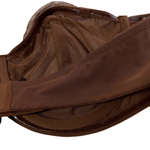 SKIMS Ultra Fine Mesh Strapless Bra Underwire Convertible 40B Jasper - Picture 7 of 11